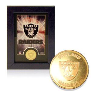 NFL Framed Team Medallion Oakland Raiders